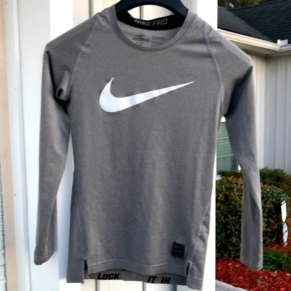 NIKE PRO Boys Dri-fit Compression Shirt Size Large